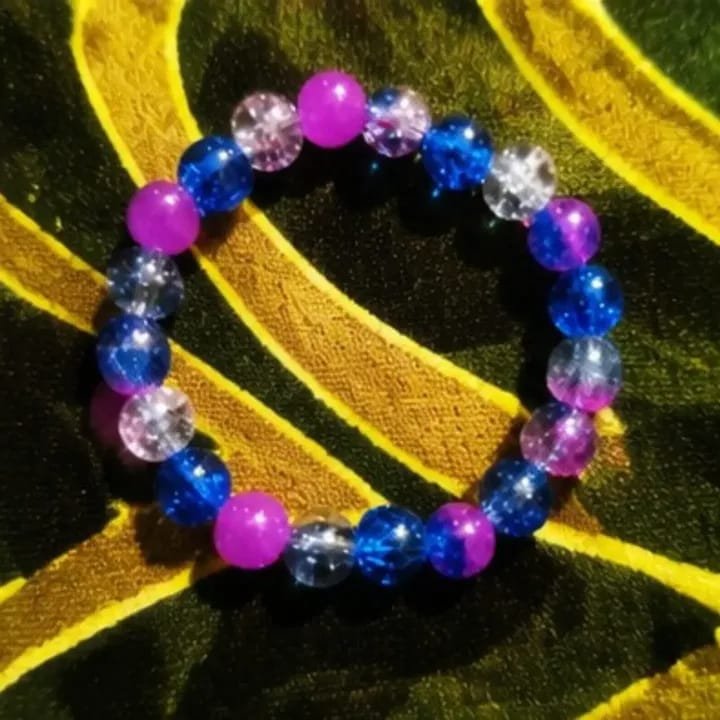 Purple Blue Crystal Bracelet